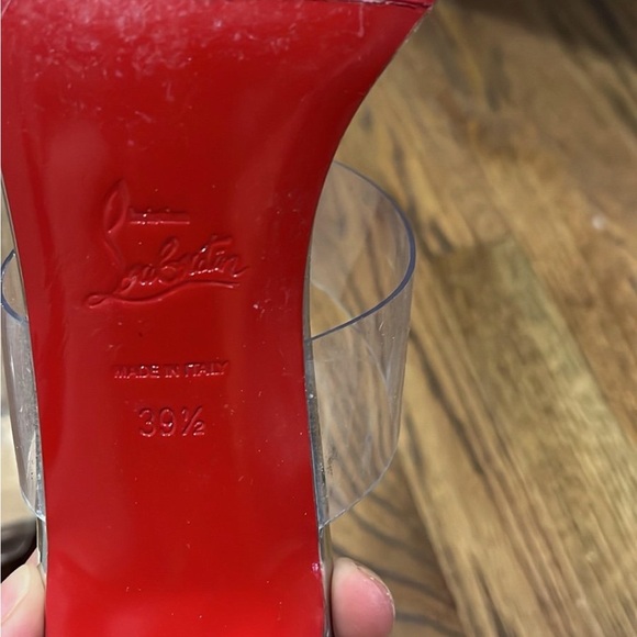 Christian Louboutin Silver Women's Heels Size 9 - Picture 7 of 8